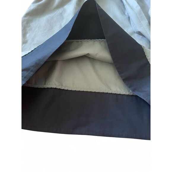 Ann Taylor Loft Women’s Size 0 Gray Dress Ruffled Sleeveless Belted Two Pockets - Picture 7 of 8